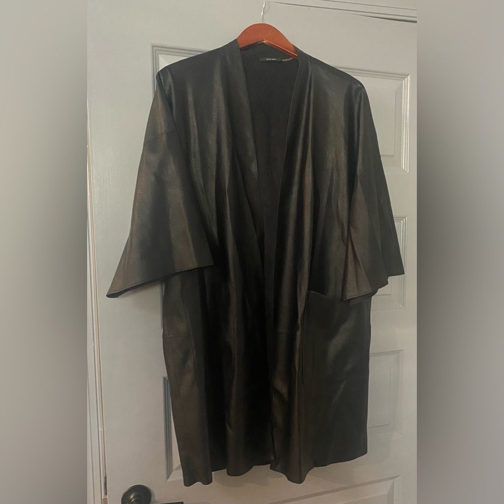 Natori faux leather jacket